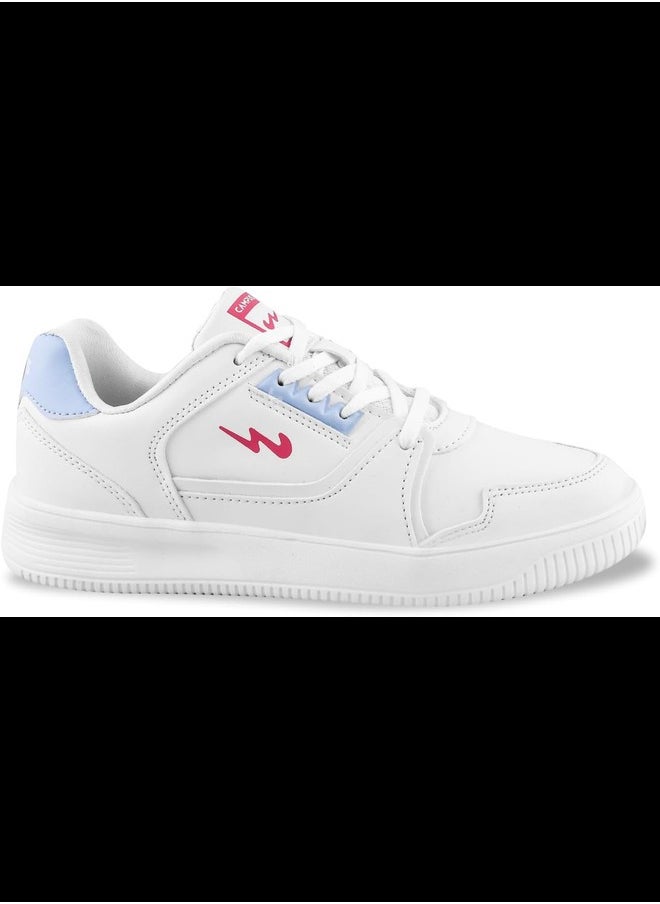 Campus Women's OG-L3 WHT/L.Sky Sneakers 4-UK/India, WHT/L.SKY, 37 EU