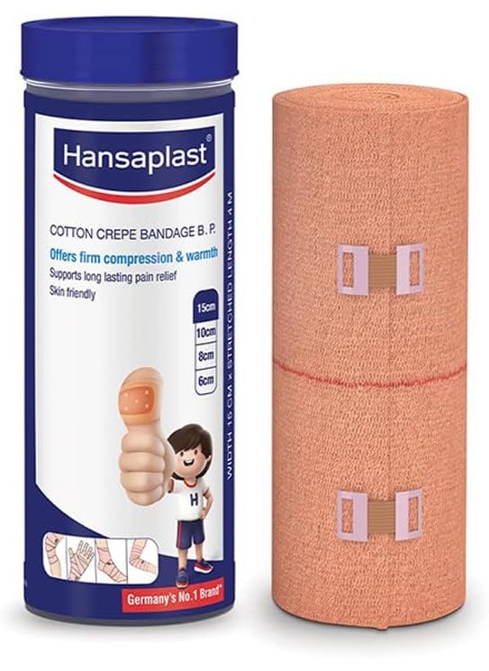 Hansaplast Cotton Crepe Bandage B.P 15cm x 4m