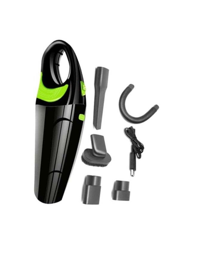 Wireless Handheld Vacuum Cleaner 120 W R6054B Black/Green Car vacuum cleaner with high suction power, wireless charging inside the car, handheld car use, household blowing and suction dual-use, small and super strong