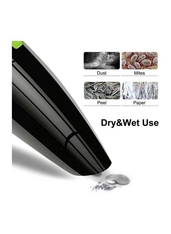 Wireless Handheld Vacuum Cleaner 120 W R6054B Black/Green Car vacuum cleaner with high suction power, wireless charging inside the car, handheld car use, household blowing and suction dual-use, small and super strong