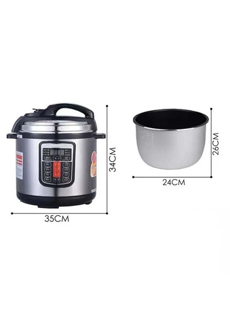 10L Smart Multi-Cooker | High Pressure Rice Cooker & Electric Pressure Cooker with Digital Display and 12 Cooking Functions