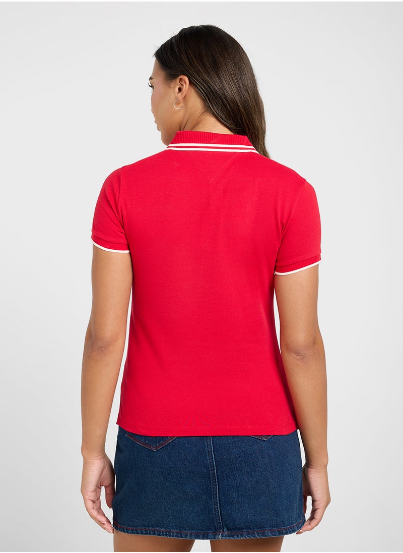 Sporty Slim Polo T-Shirt
