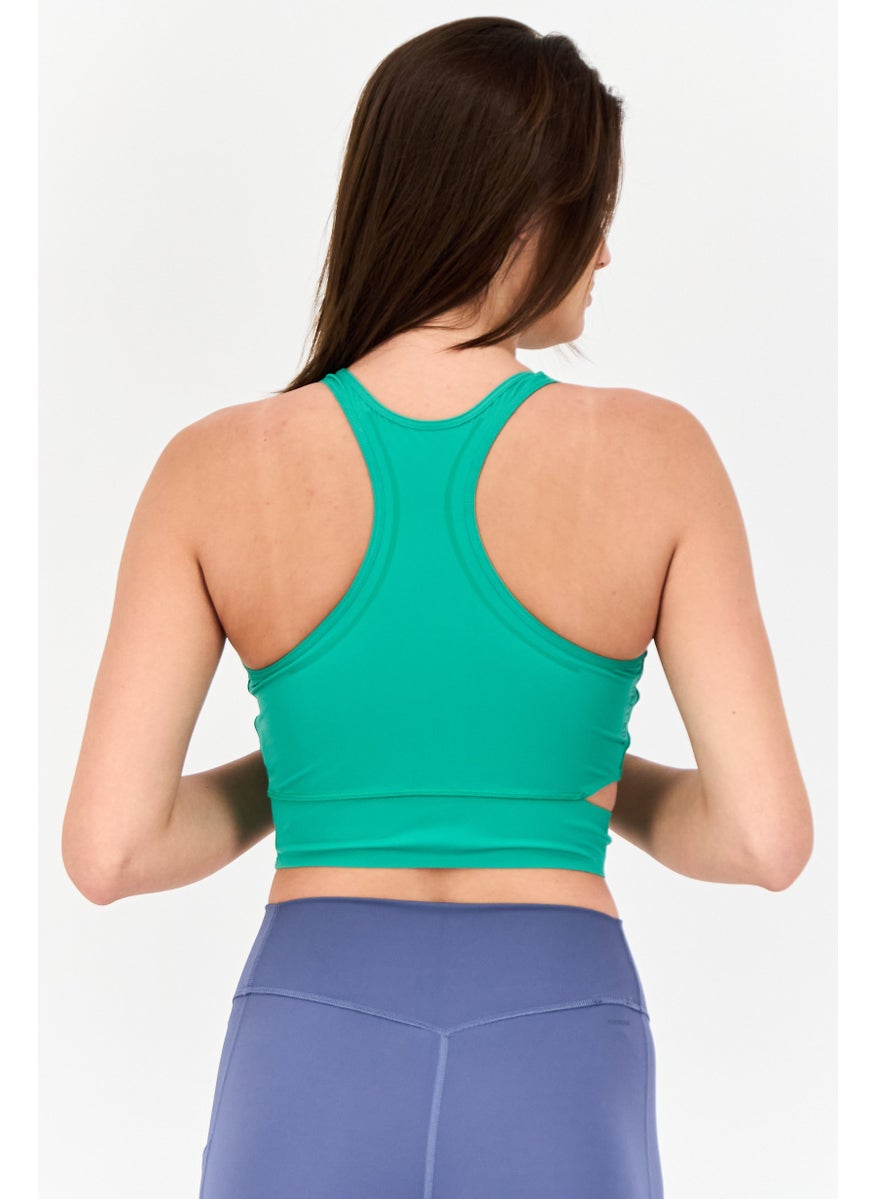Women Sportswear Fit Sleeveless Training Tank Tops, Green