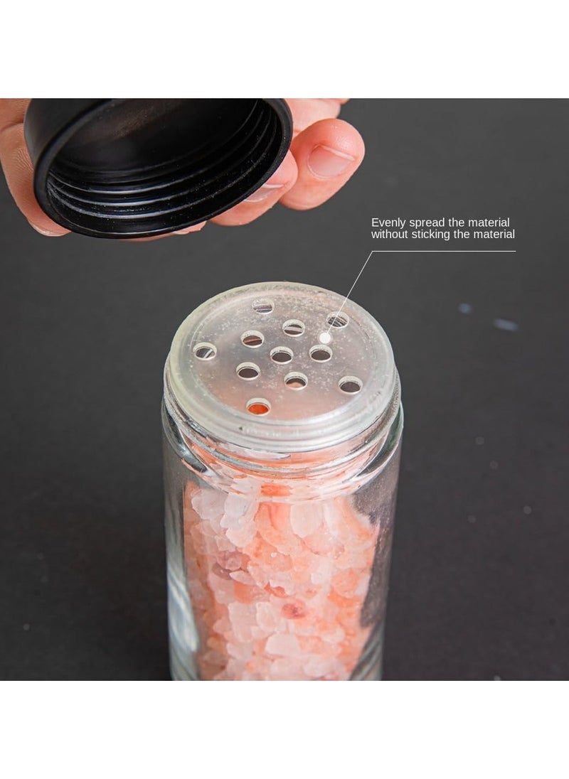 19PCS Seasoning Jar Set with 18 Seasoning Jars 360° Rotation Easy Access Salt Cellar Seasoning Rack