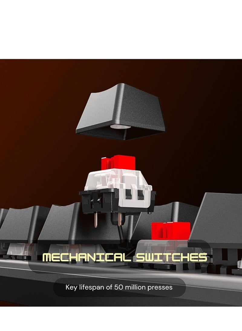 Meetion MK009 Pro Hot Swap Mechanical Keyboard Ergonomic Design Full Key Anti-Ghosting ABS Keycaps High Quality Metal Matte Panel Mechanical switches Gaming keyboards