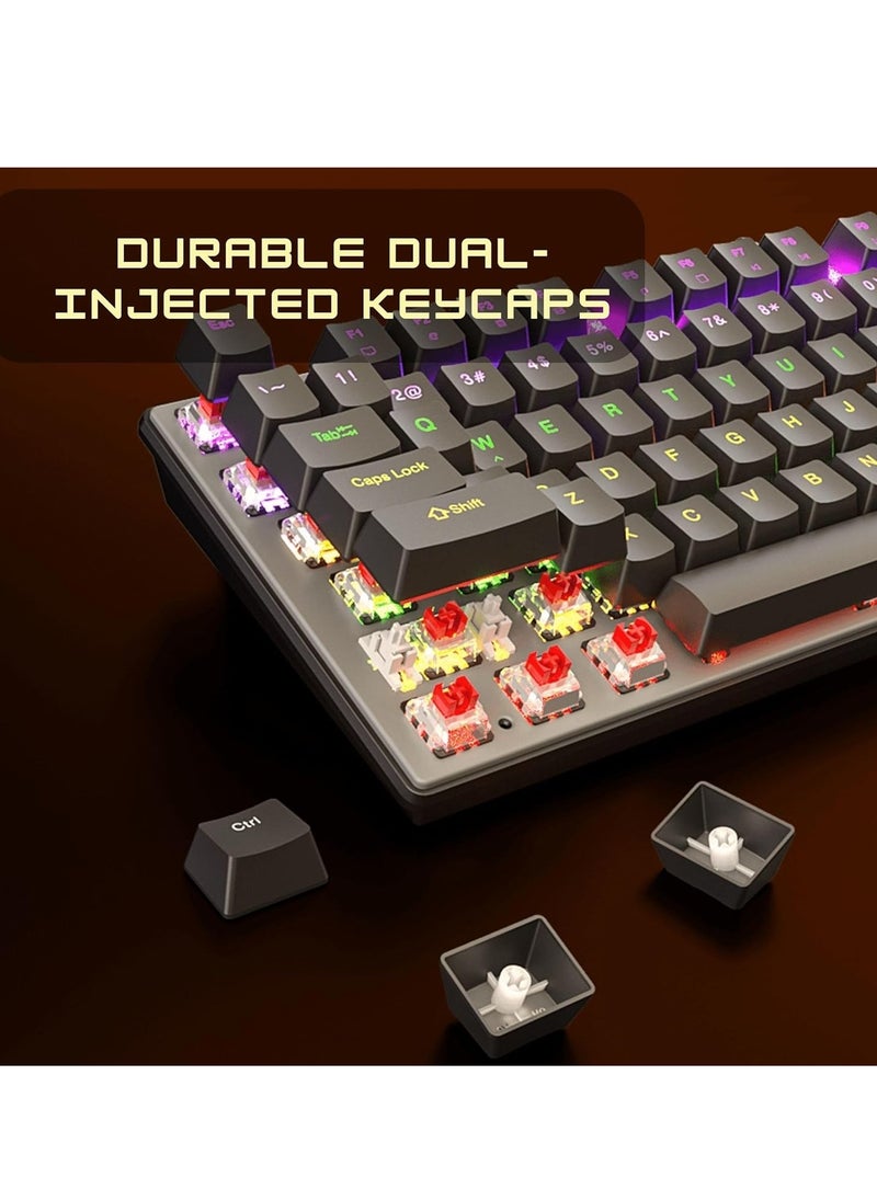 Meetion MK009 Pro Hot Swap Mechanical Keyboard Ergonomic Design Full Key Anti-Ghosting ABS Keycaps High Quality Metal Matte Panel Mechanical switches Gaming keyboards