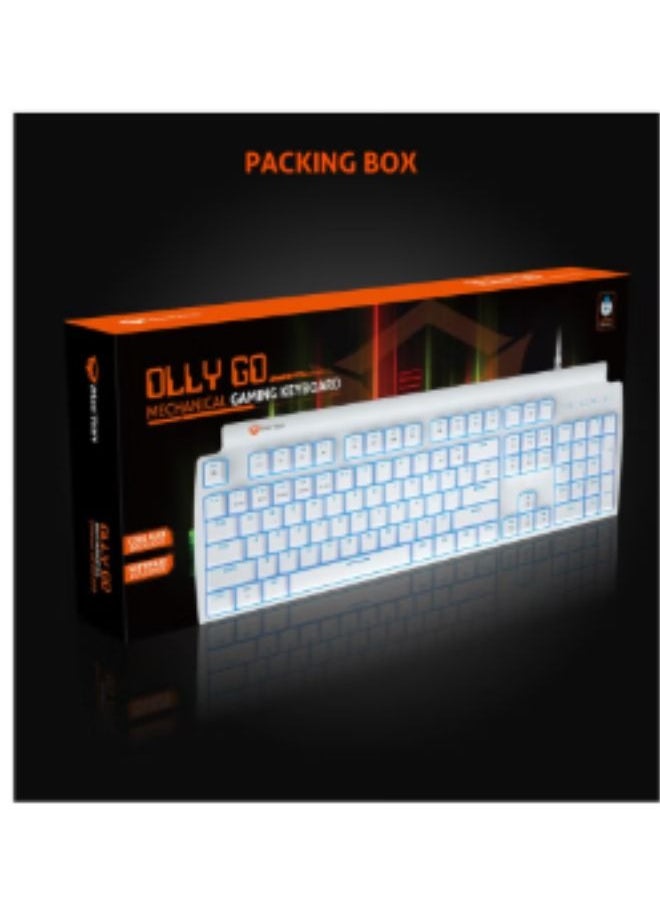 Meetion MK600 Mechanical Keyboard Customizable Keyboard Type best combination of RGB Backlit Gaming Keyboard