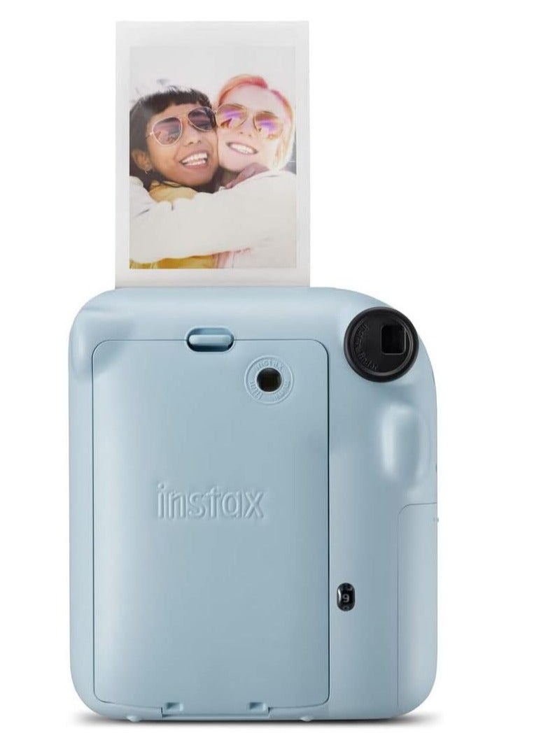 instax Fujifilm Mini 12 Instant Camera with 20 Shot Film Pack - Pastel Blue