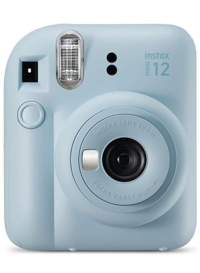 instax Fujifilm Mini 12 Instant Camera with 20 Shot Film Pack - Pastel Blue