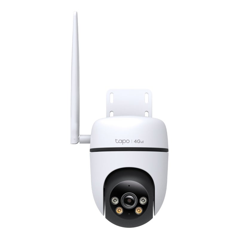 Tapo C501GW Outdoor Pan/Tilt 4G LTE Camera with 360° Rotation, 1080P Full HD, Starlight Color Night Vision, AI Detection, Sound and Light Alarm, and IP66 Weatherproofing for Remote Surveillance Anywhere
