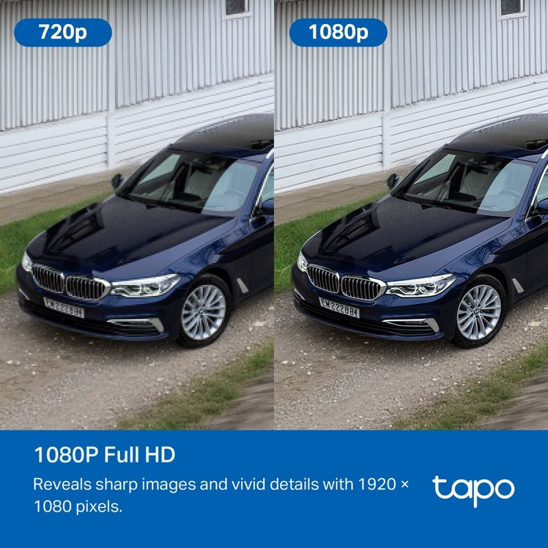 Tapo C501GW Outdoor Pan/Tilt 4G LTE Camera with 360° Rotation, 1080P Full HD, Starlight Color Night Vision, AI Detection, Sound and Light Alarm, and IP66 Weatherproofing for Remote Surveillance Anywhere