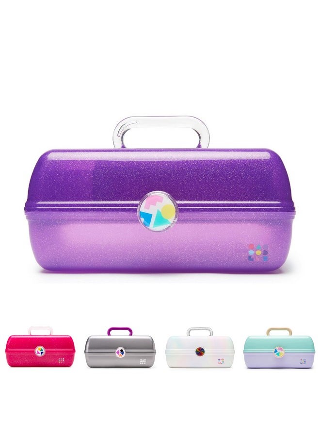 Caboodles On-The- Go Girl, Purple Jelly Sparkle, 1 Count (Pack of 1)