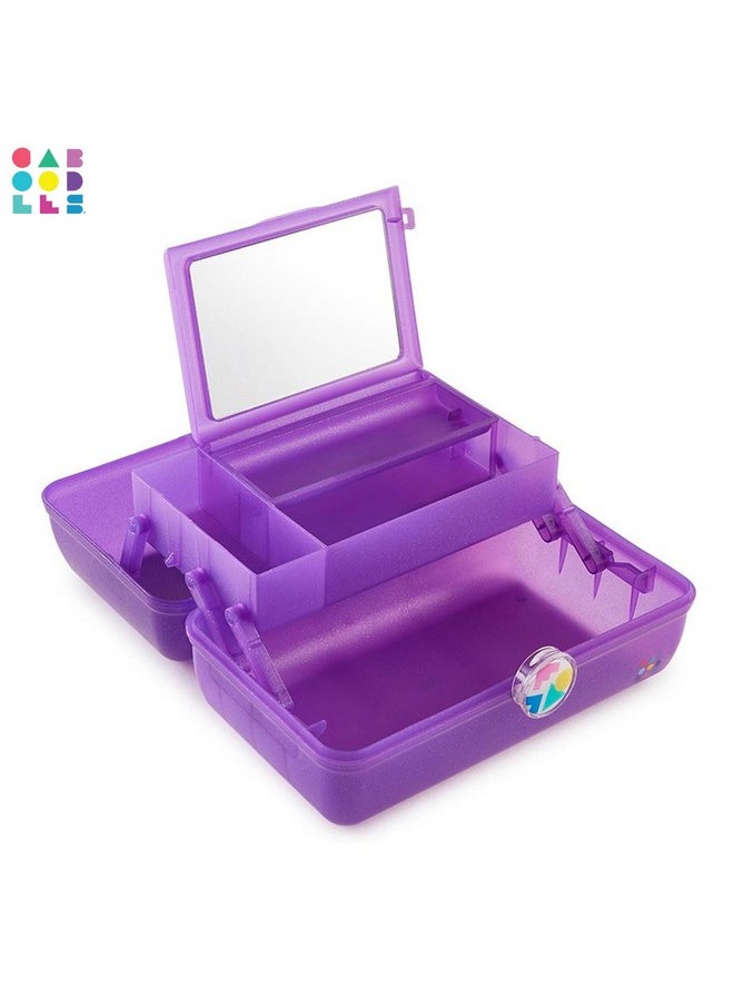 Caboodles On-The- Go Girl, Purple Jelly Sparkle, 1 Count (Pack of 1)