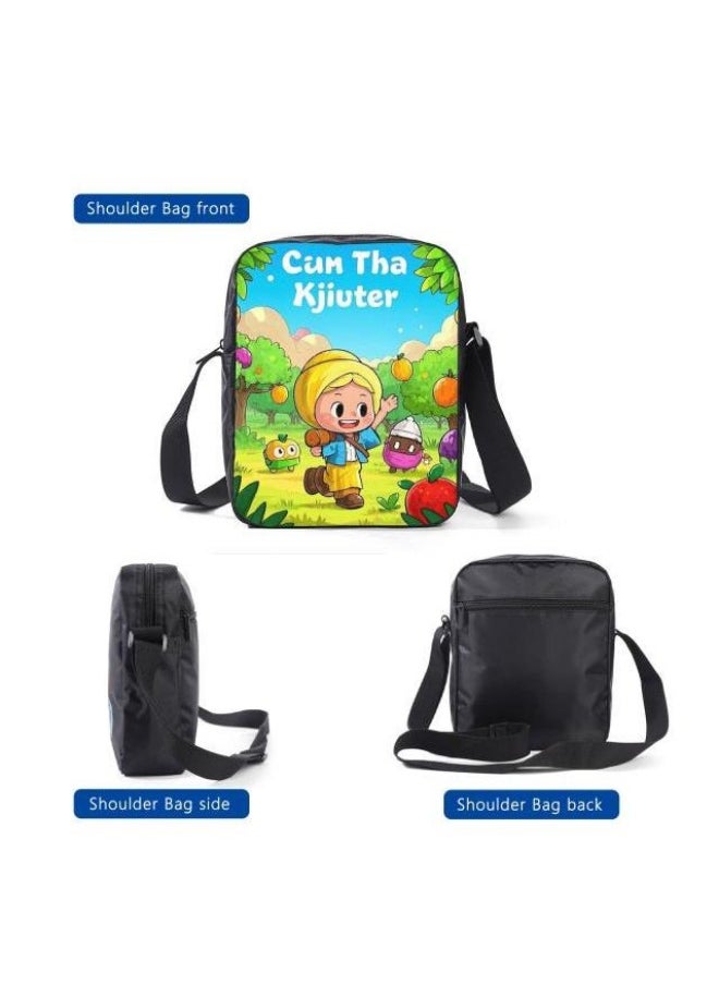 Cartoon style universal three-piece schoolbag - 11