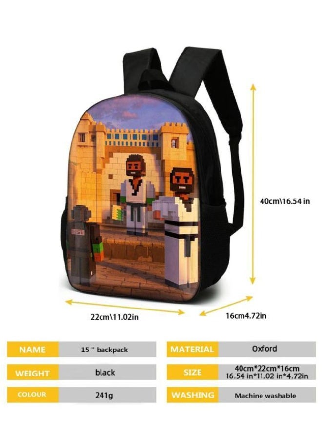 The latest universal cartoon new three-piece schoolbag (for students, teenagers, children) - 883