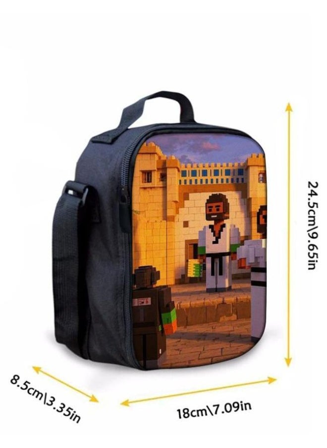 The latest universal cartoon new three-piece schoolbag (for students, teenagers, children) - 883
