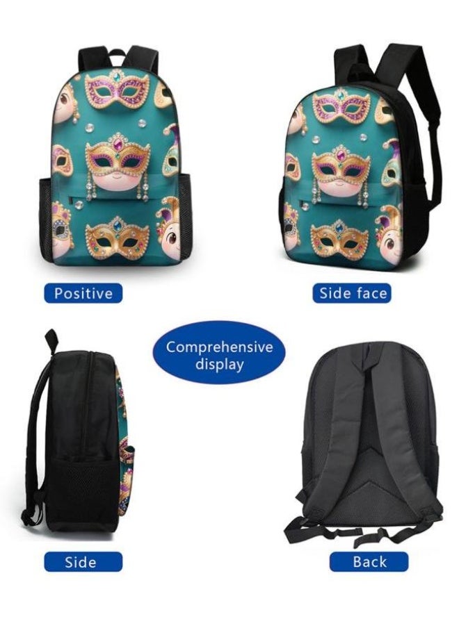 New universal cartoon new three-piece schoolbag (students, children)