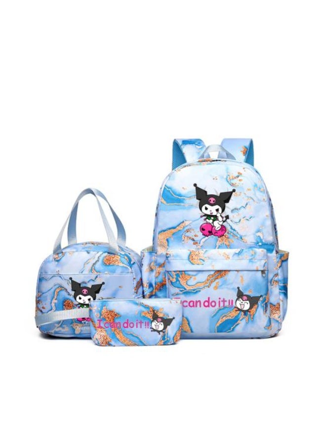 Vibrant cartoon print bag combination! Lightweight design + large-capacity partition | Fully adapted for children/student/outdoor sports - 632