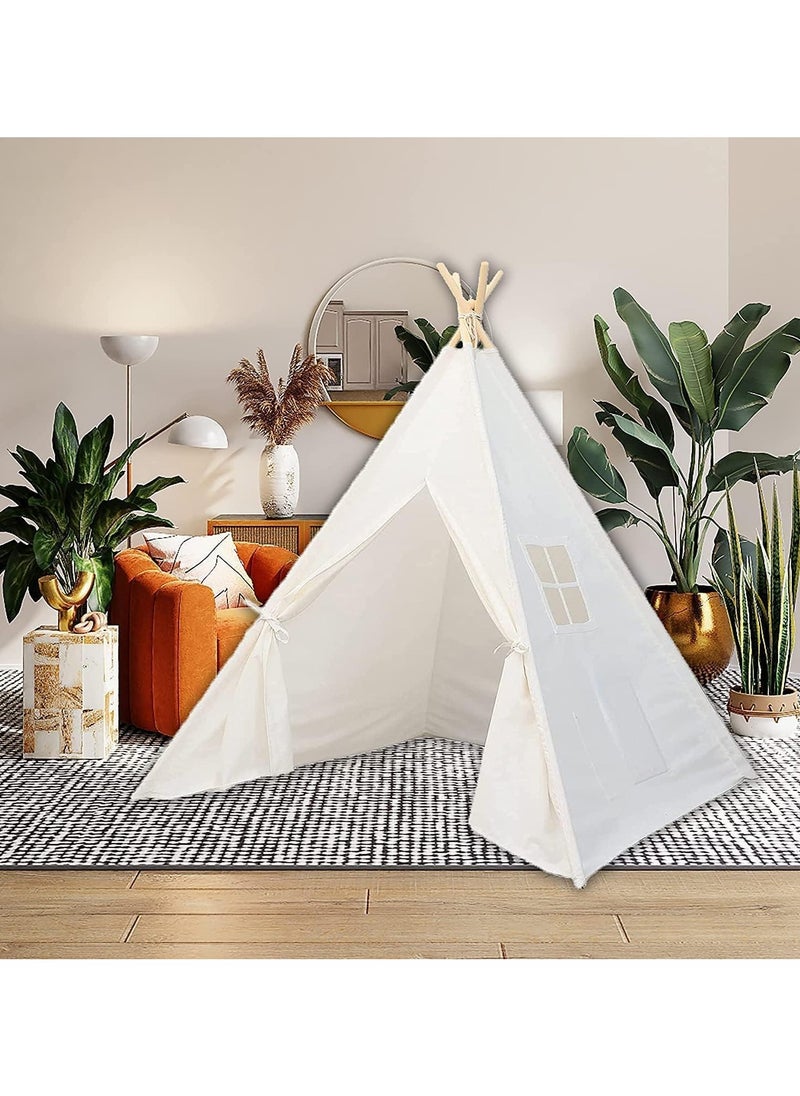 3-in-1 Kids Teepee Tent – Foldable Cotton Playhouse For Kids Unisex