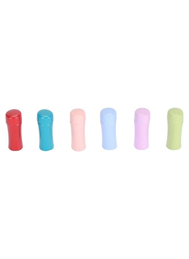 6PCS 1: 12 Miniature Dollhouse Insulated Water Bottle Multicolors Alloy Improve Imagination Creativity for Kids