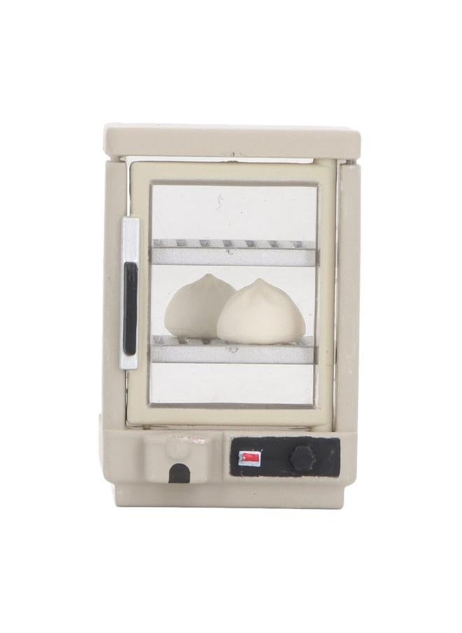 Dollhouse Bread Cabinet Model Miniature Store Display Insulated Food Lifelike Exquisite Dolls House Furniture Decor