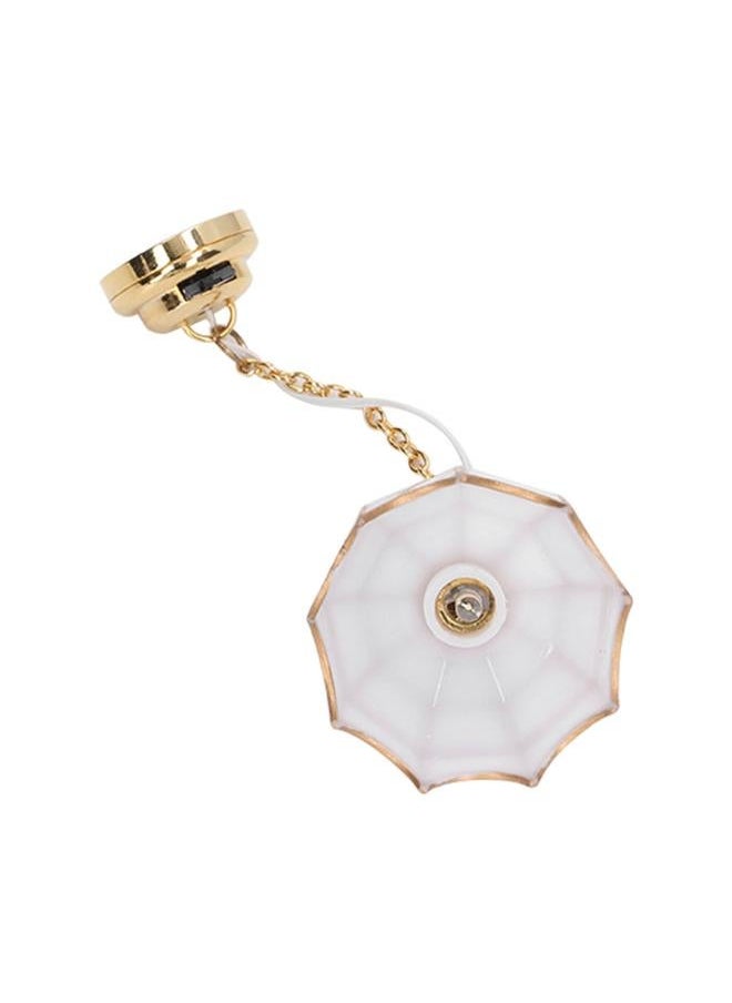 1:12 Dollhouse Ceiling Lamp Model Metal White Miniature LED Decoration Accessory