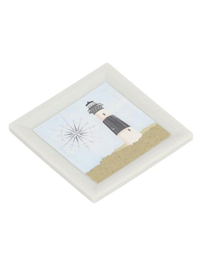 4pcs 1:12 Dollhouse Paintings Picture Mediterranean Style 1/12 Miniature Framed Wall Art Accessories