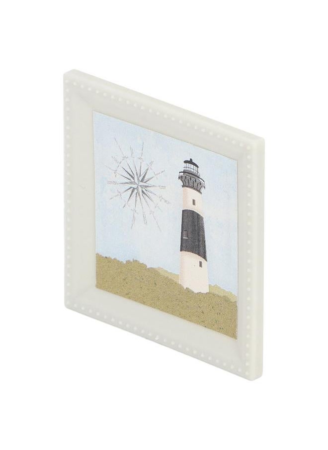 4pcs 1:12 Dollhouse Paintings Picture Mediterranean Style 1/12 Miniature Framed Wall Art Accessories