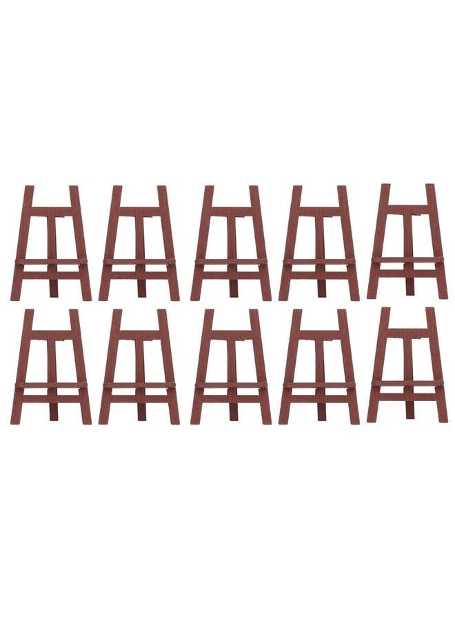 10Pcs Dollhouse Easel Detail Design Sturdy Pinewood Multi Purpose Miniature Painting for 1:12 1:6 Scale