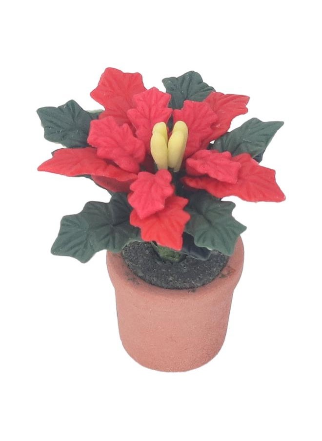 Dollhouse Miniature Clay Flower Simulation Artificial Decoration for 1/12 Accessories