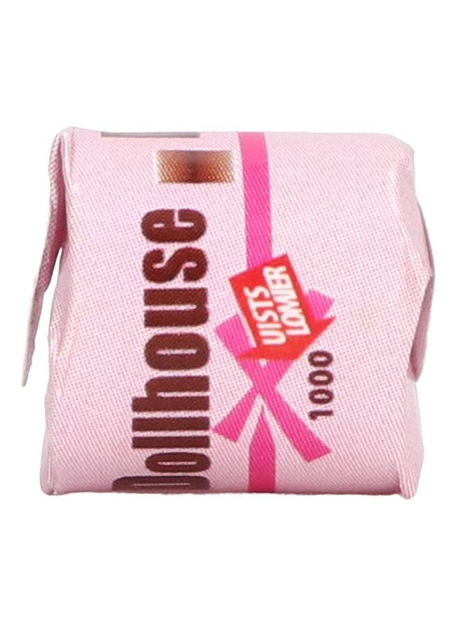 20Pcs Dollhouse Paper Towels Exquisite Realistic Portable 1:12 Miniature Scene Model Toilet for Doll House Pink