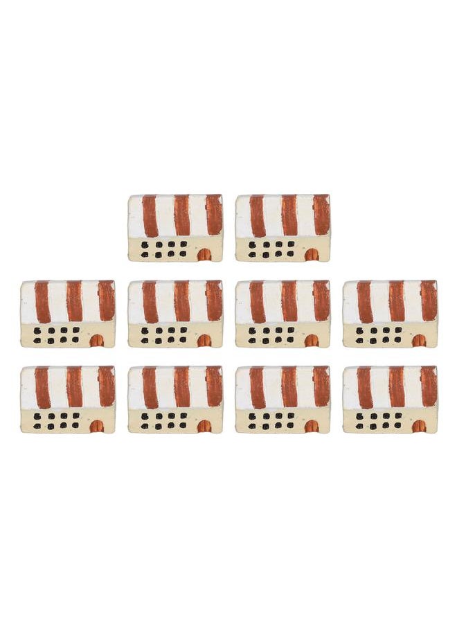 10Pcs Dollhouse Mini Coffee House Exquisite Miniature Accessories for 1/12 and 1/6 Scale Dollhouses