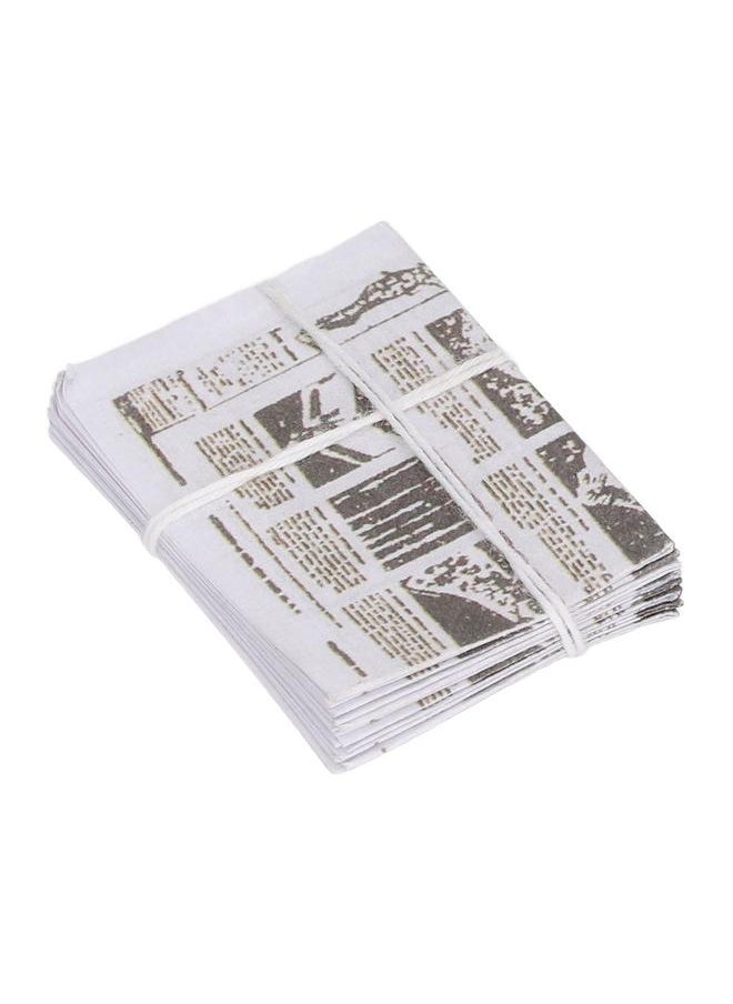 10PCS 1/12 1/6 Miniature Newspaper Lifelike Vivid Crafted Mini Handmade Doll House Study Accessory