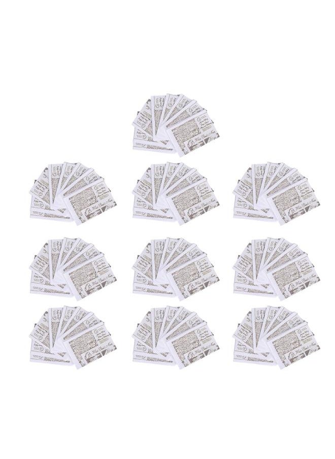 10PCS 1/12 1/6 Miniature Newspaper Lifelike Vivid Crafted Mini Handmade Doll House Study Accessory