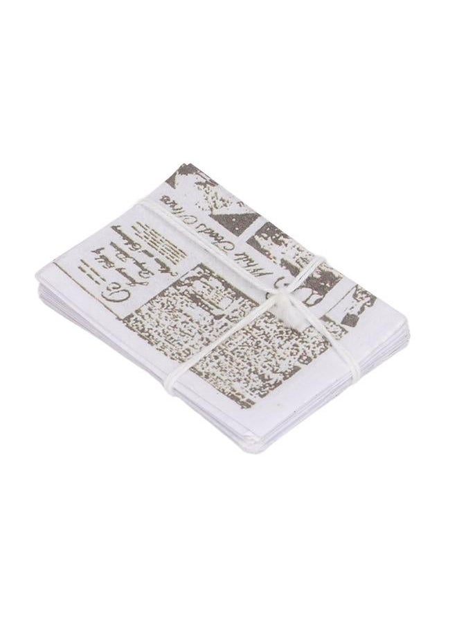 10PCS 1/12 1/6 Miniature Newspaper Lifelike Vivid Crafted Mini Handmade Doll House Study Accessory