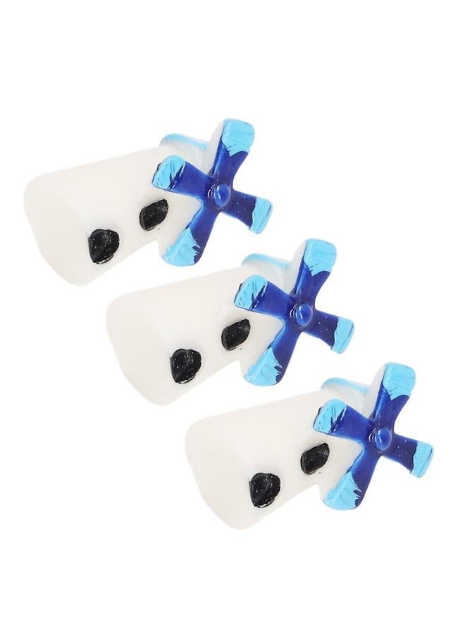 50pcs Dollhouse Windmill DIY Resin Cute Micro Landscape Miniature Home Desktop Ornament