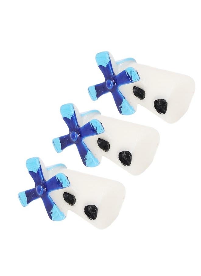 50pcs Dollhouse Windmill DIY Resin Cute Micro Landscape Miniature Home Desktop Ornament