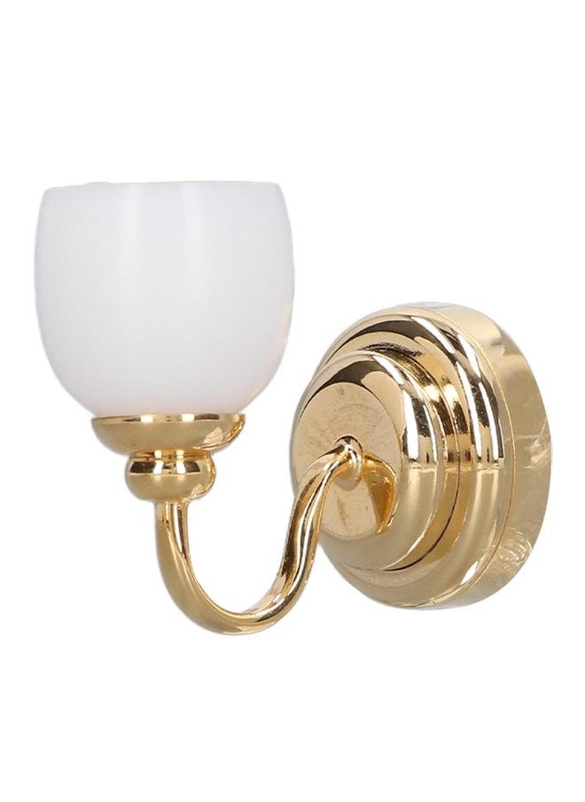 Dollhouse Wall Lamp Miniature Light Model Toy Magnetic with Lampshade for 1/12 Dollhouses