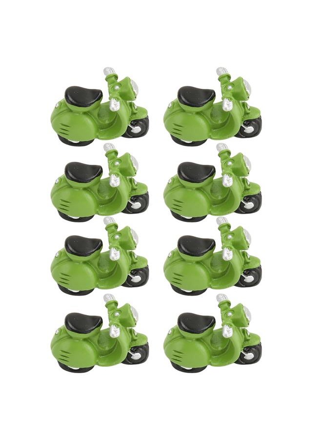 20Pcs Dollhouse Motorcycle Mini Resin Realistic Miniature for 1/12 1/6