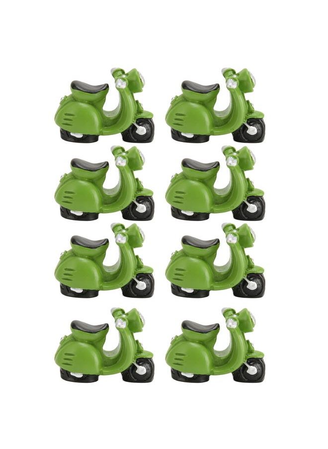 20Pcs Dollhouse Motorcycle Mini Resin Realistic Miniature for 1/12 1/6