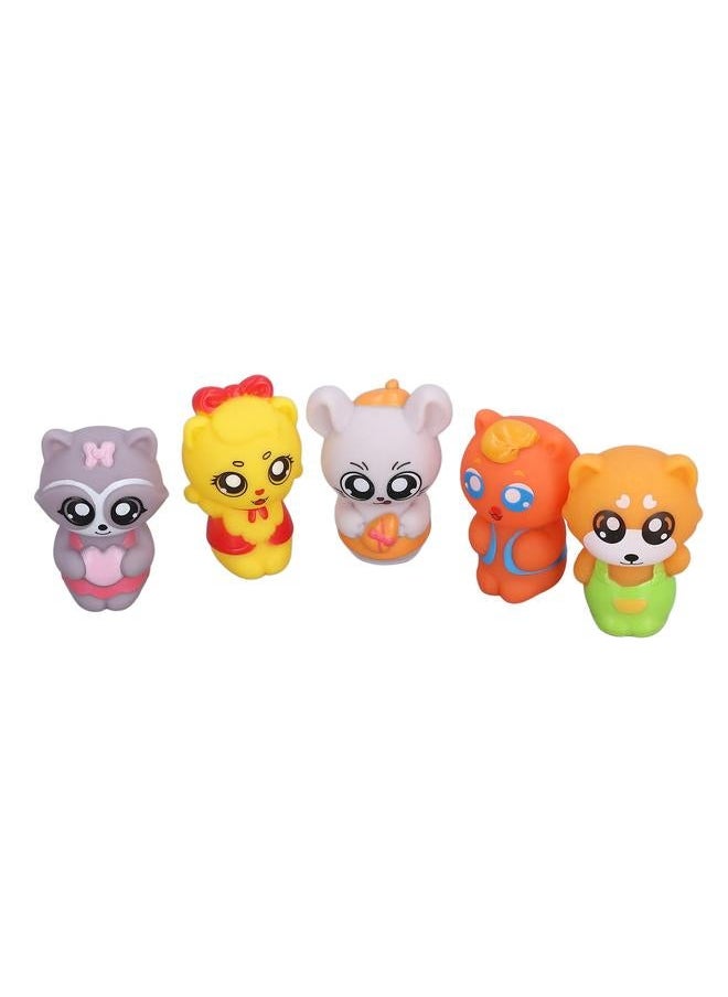 Animals Finger Puppet Set Playing Teaching Interactive Puppets Bedtime Story Toy for Storytelling D