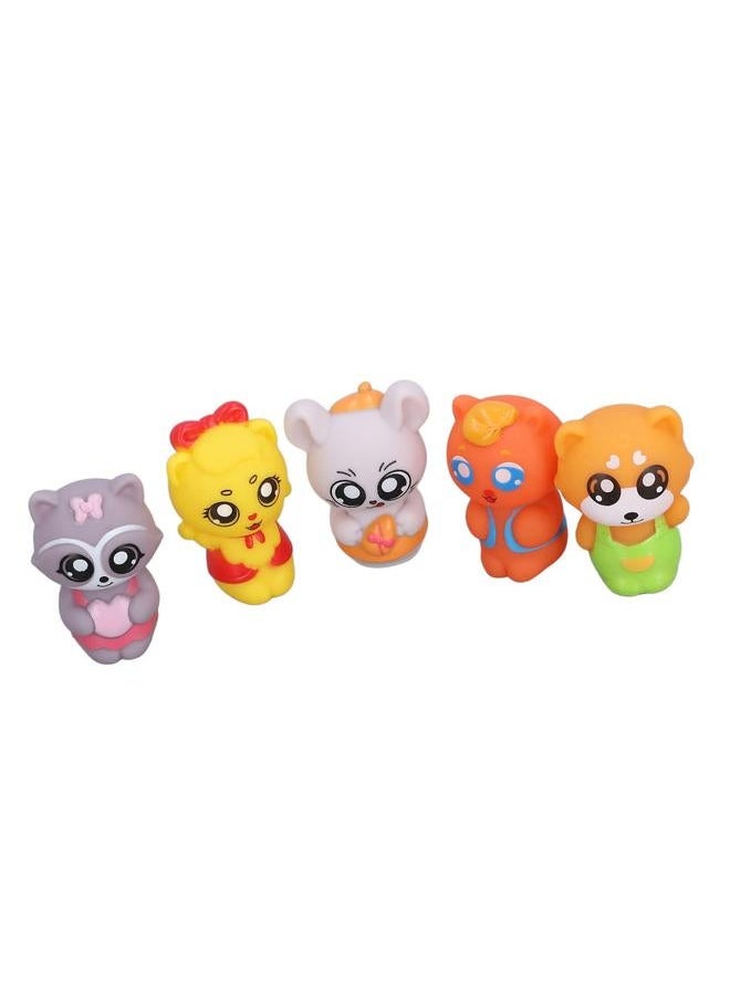 Animals Finger Puppet Set Playing Teaching Interactive Puppets Bedtime Story Toy for Storytelling D