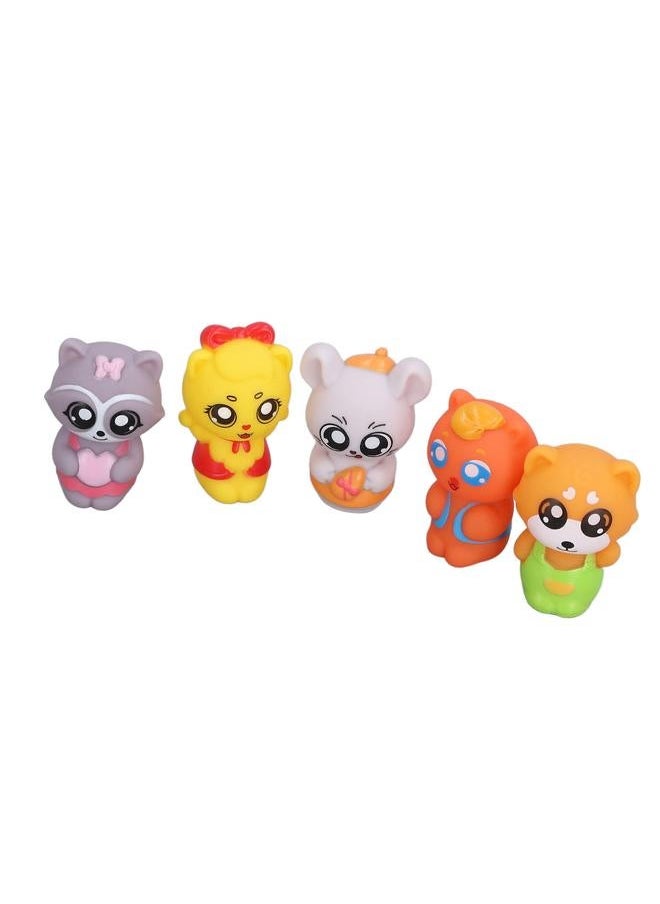 Animals Finger Puppet Set Playing Teaching Interactive Puppets Bedtime Story Toy for Storytelling D