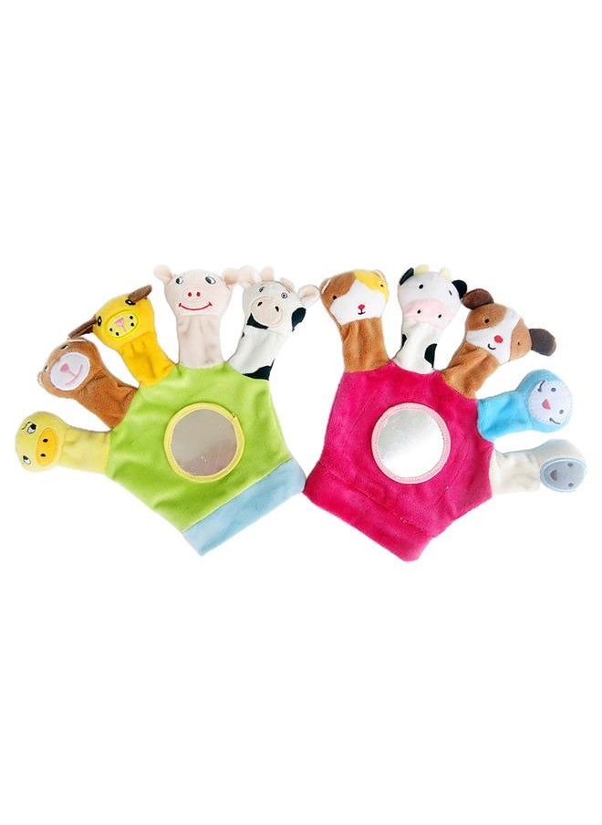 Glove Cartoon Animal Finger Plush Toys Children Baby Doll Kids Educational Hand Puppets Toy