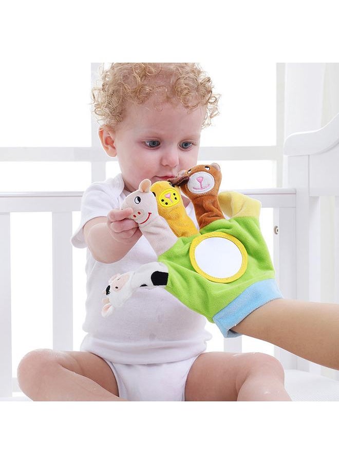 Glove Cartoon Animal Finger Plush Toys Children Baby Doll Kids Educational Hand Puppets Toy