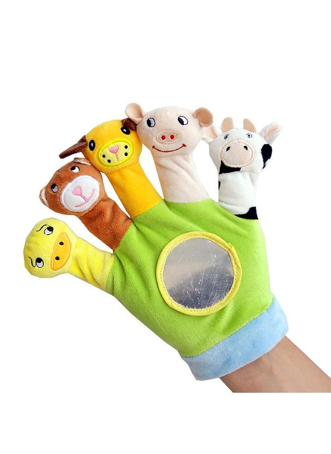 Glove Cartoon Animal Finger Plush Toys Children Baby Doll Kids Educational Hand Puppets Toy