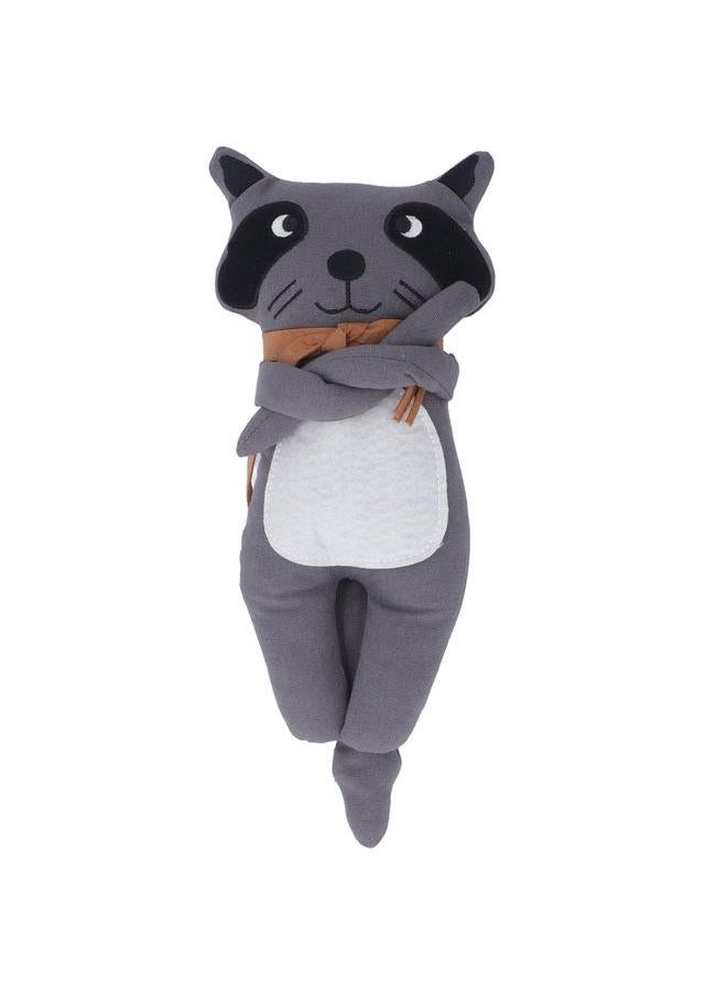 Animal Doll Stuffed Raccoon Toy Soft Plush Figure Home Decoration for Family Friends
