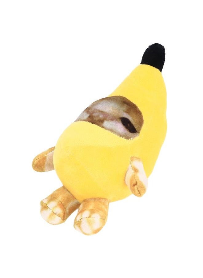 Banana Cat Plush Toy Multipurpose Funny Decompression Cute Cartoon Soft Cozy Stuffed Animals for Presents Home Decor 30cm/11.8in