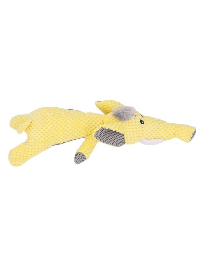 Plush Dog Chew Toys Animal Shaped Pet Teething Cute Animal Stuffed Puppy Interactive Teether Toy for Small Dogs Type A