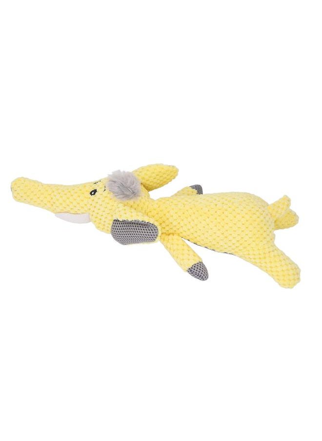 Plush Dog Chew Toys Animal Shaped Pet Teething Cute Animal Stuffed Puppy Interactive Teether Toy for Small Dogs Type A